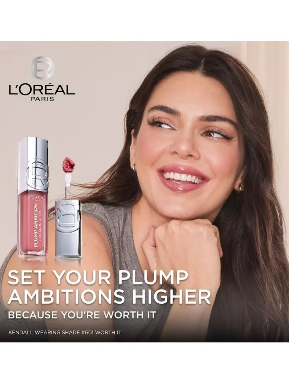 7 Piece L'Oréal Plump Ambition Hyaluron Lip Oil Bundle NEW!